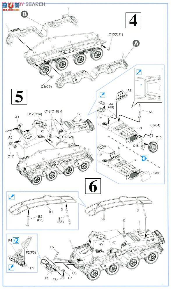 ���� װ�׳� 7444 Sd.Kfz.263(8Rad)8������װ��Զ�����߳�