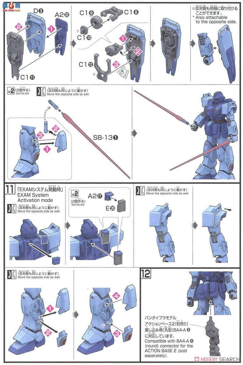  ߴ HGUC207 2379386 RX-79BD-1 ɫһŻ