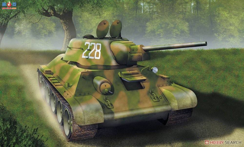威龙 坦克 7601 苏联T-34/76 Mod.1942铸造炮塔-