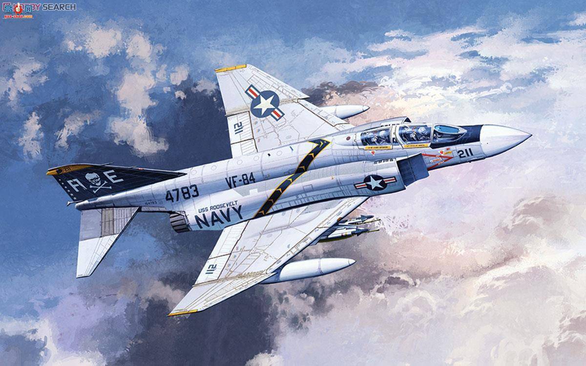  ս AM12305 F-4J Phantom II VF-84޽˹(Jolly Rogers)