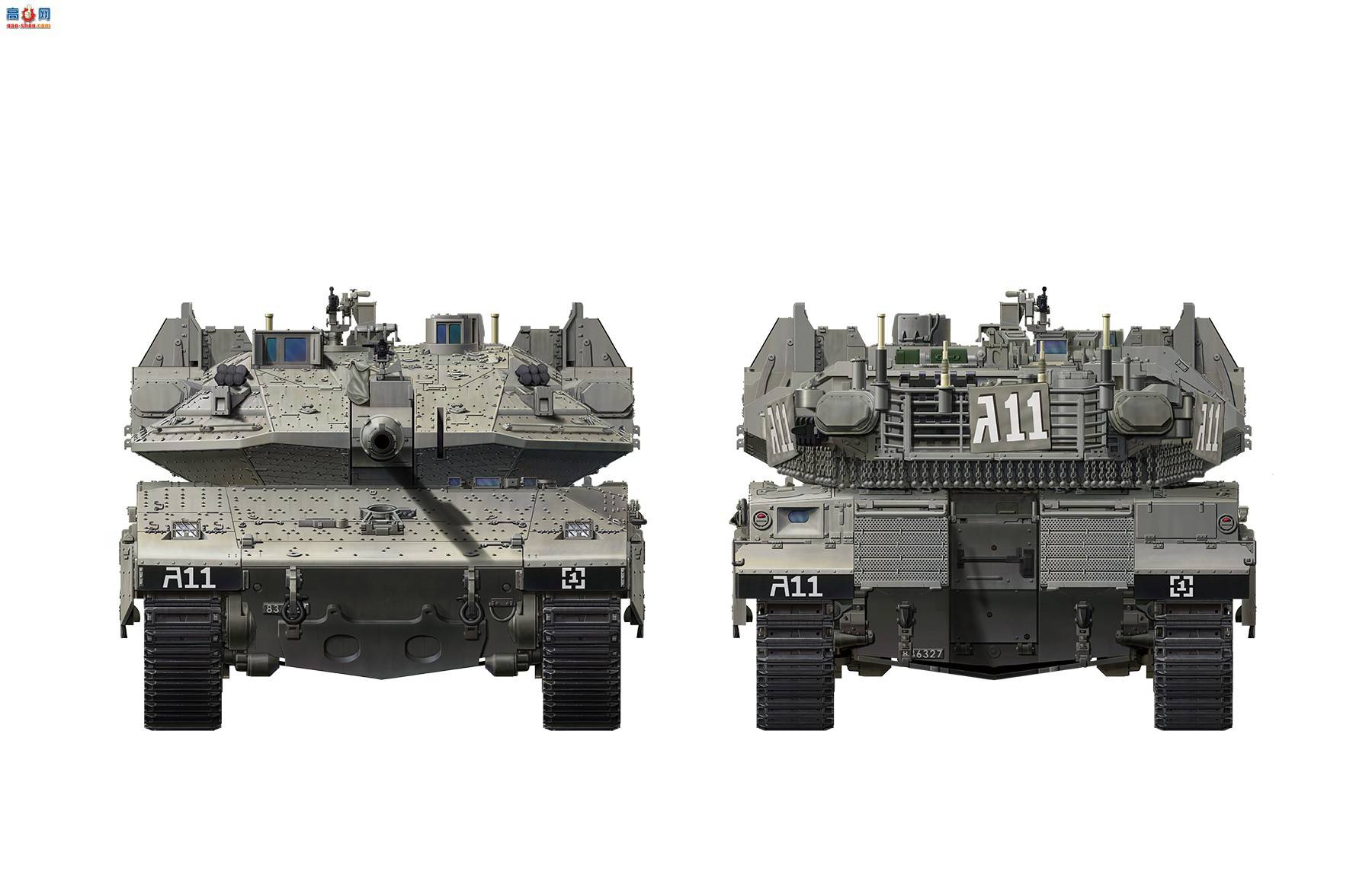 meng坦克ts036以色列梅卡瓦4mk4m主战坦克
