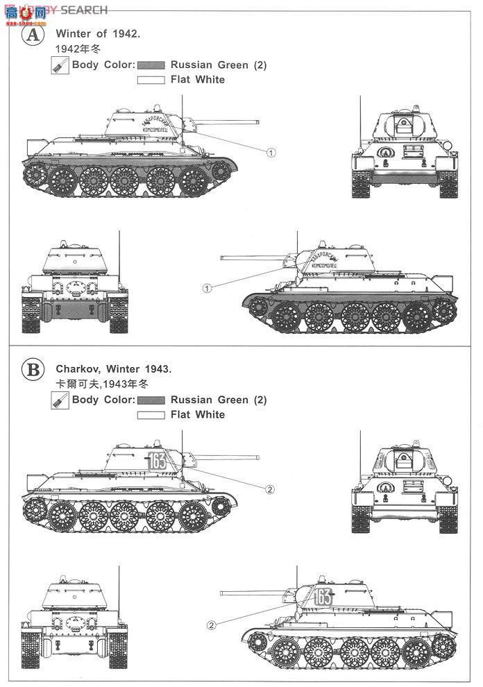 AFVսӥ AF35144 T-34/76 ̹ 1942-43(183)