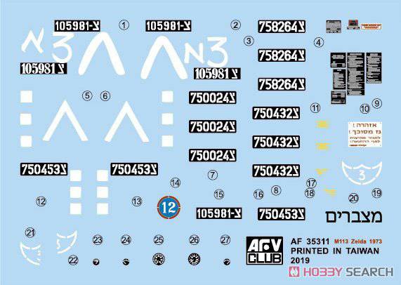 AFVսӥ AF35311 IDF M113A1 Nagmash 1973
