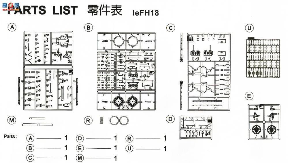 AFVսӥ Ĵ AF35S48 Sd.Kfz.11+leFH18ֵװ