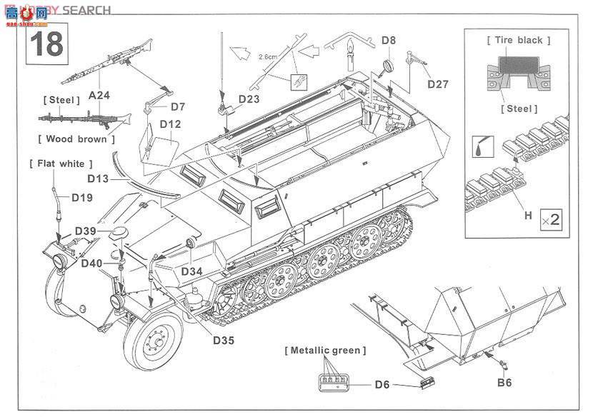 AFVսӥ AF48007 SDDKFZ251/1 CͰĴ