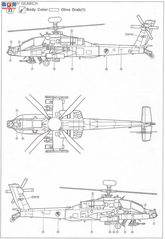 AFVսӥ HF48004 AH-64D Apache Longbow ֱ