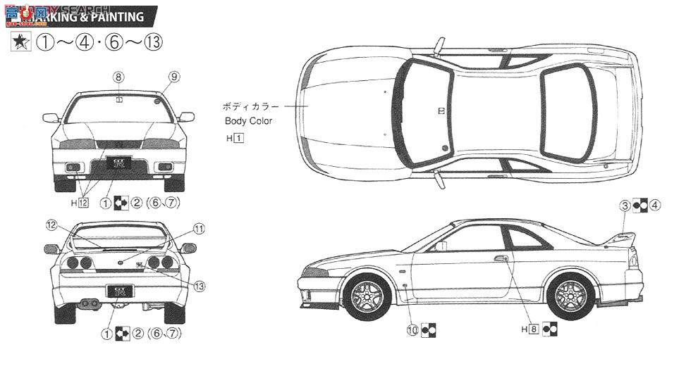 ʿ ܳ ID19 038803 R33 Skyline GT-R`95