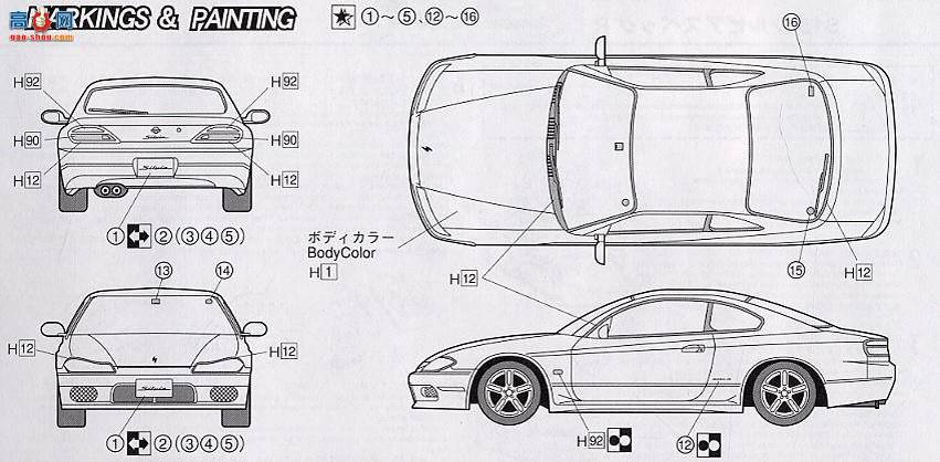 ��ʿ�� �ܳ� OID24 034669 S15 Silvia Spec R