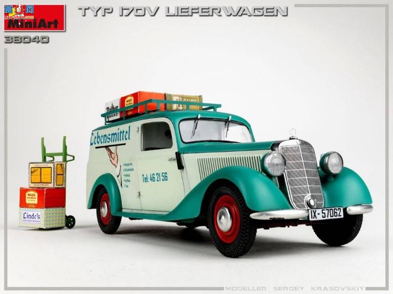 MiniArt �γ� 38040 Typ 170V Lieferwagen �ͻ�С����