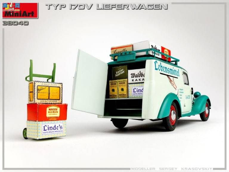 MiniArt �γ� 38040 Typ 170V Lieferwagen �ͻ�С����
