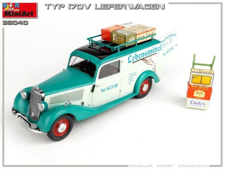 MiniArt �γ� 38040 Typ 170V Lieferwagen �ͻ�С����