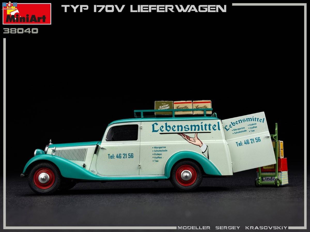 MiniArt �γ� 38040 Typ 170V Lieferwagen �ͻ�С����