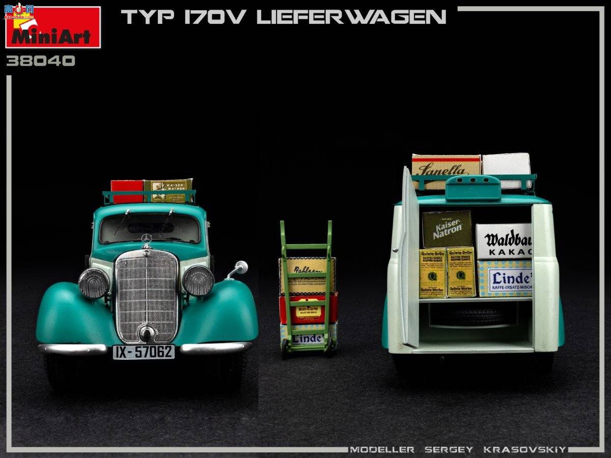 MiniArt �γ� 38040 Typ 170V Lieferwagen �ͻ�С����