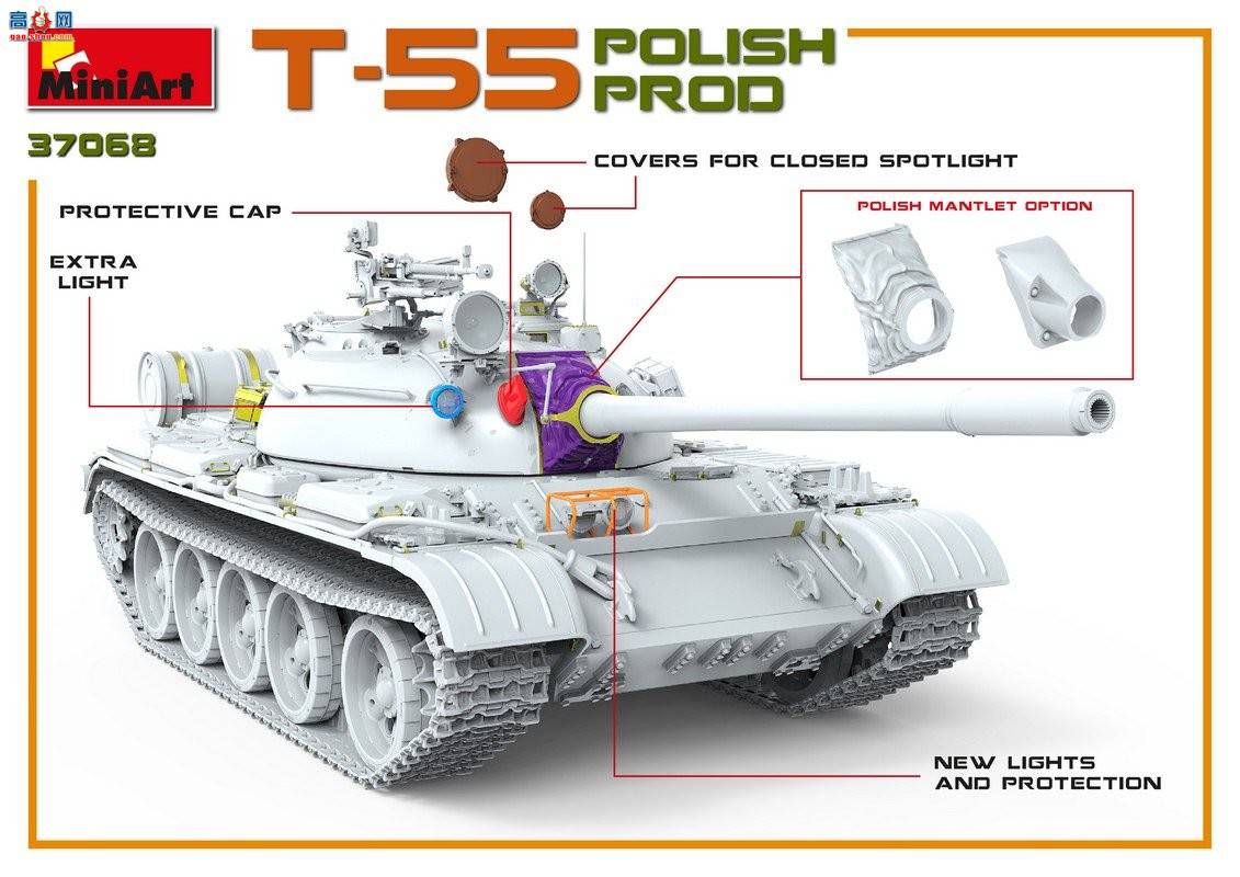 MiniArt ̹ 37068 T-55 Polish Prod.̹