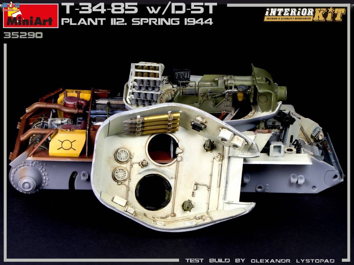 MiniArt ̹ 35290 T-34/85 w/D-5T ̹˴ڹ 112 1944괺