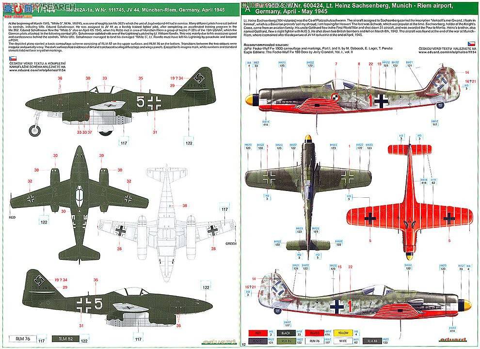 ţħ ս 1154  Fw190D 44սվ