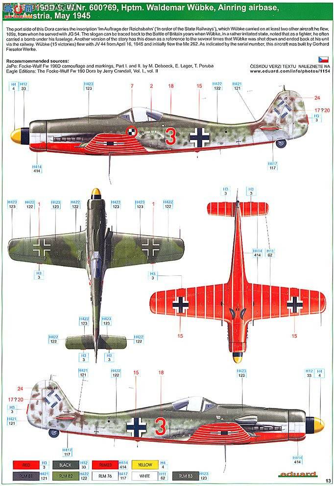 ţħ ս 1154  Fw190D 44սվ