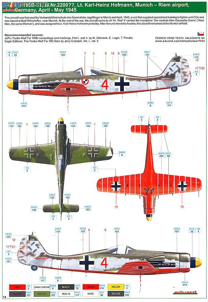 ţħ ս 1154  Fw190D 44սվ