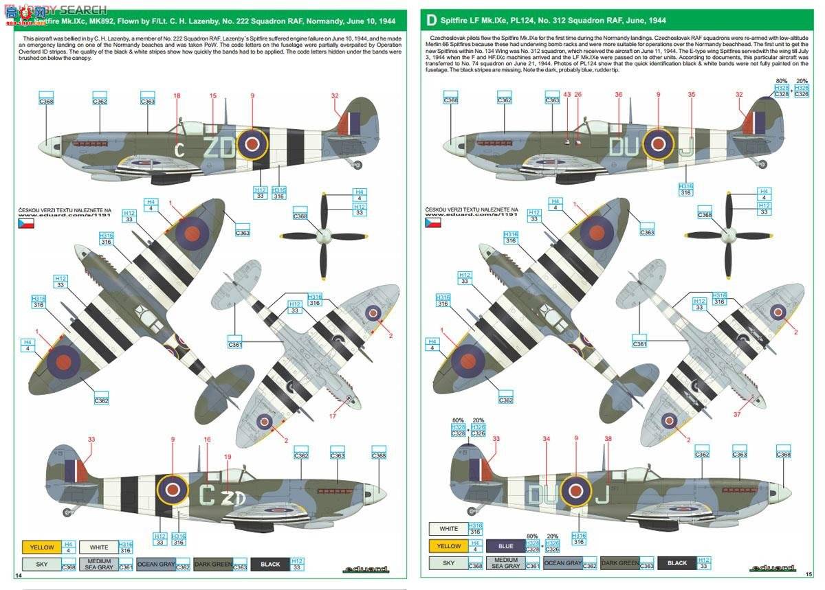 ţħ ս 1191 Spitfire Mk.IXe D