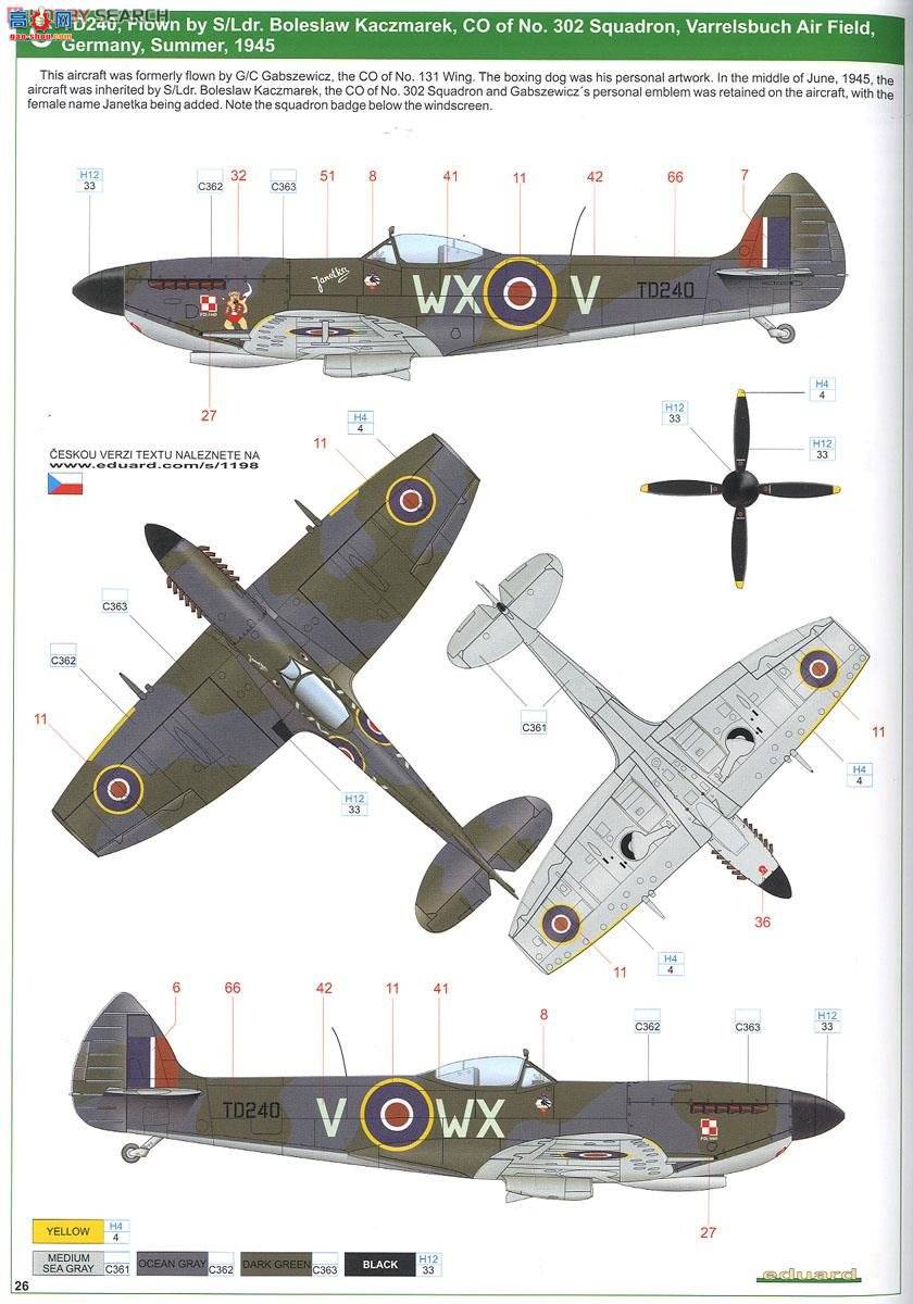 ţħ ս 1198 Spitfire Mk.XVI Dual Combo 