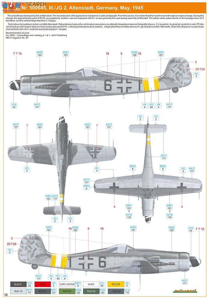 ţħ ս 8189 ˡֶ Fw 190D-9  Profipack