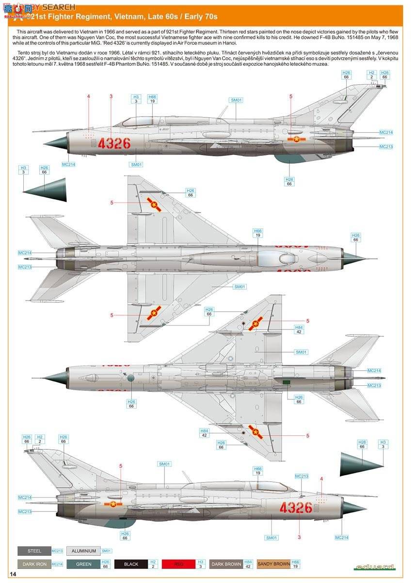 ţħ ս 8236 MiG-21PF Profi Pack