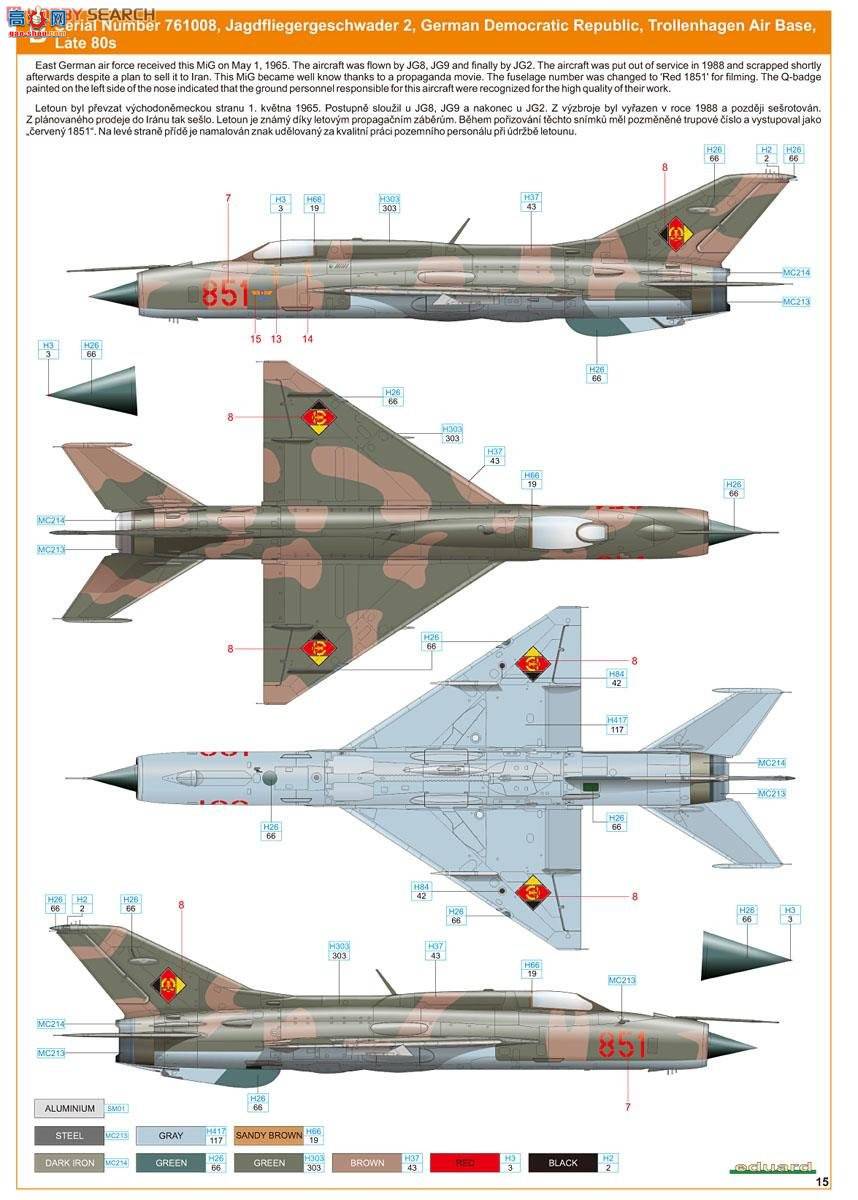 ţħ ս 8236 MiG-21PF Profi Pack
