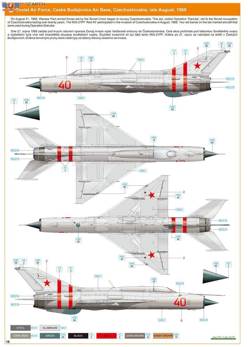 ţħ ս 8236 MiG-21PF Profi Pack