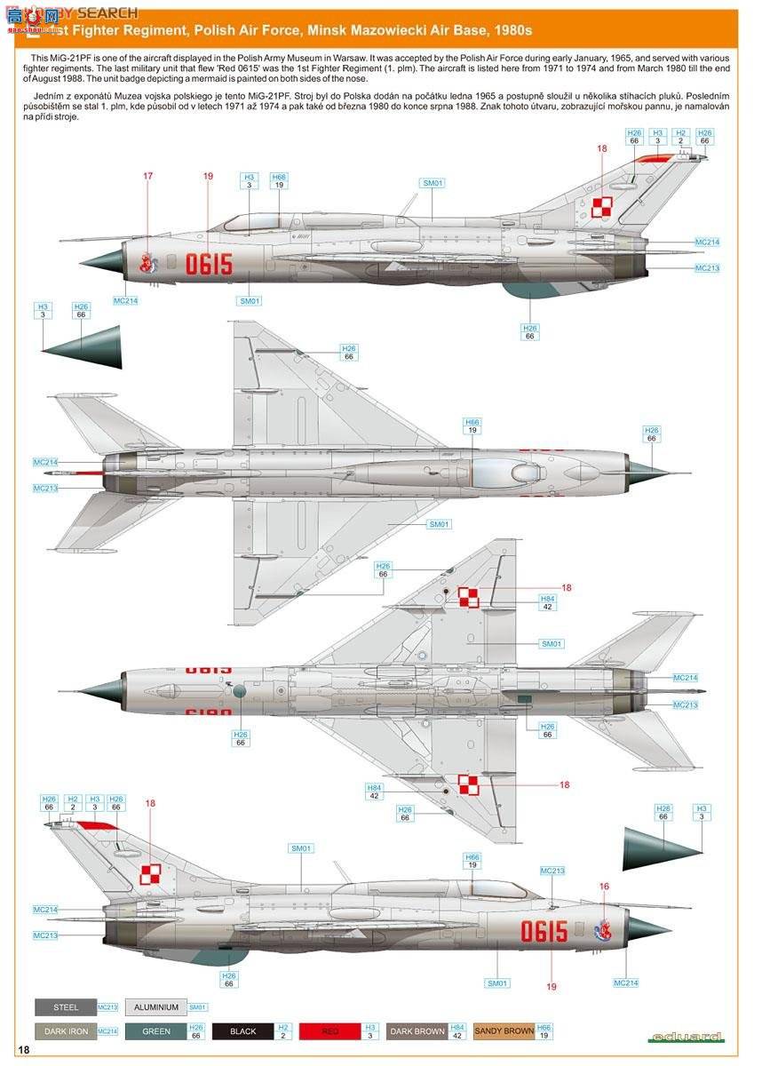 ţħ ս 8236 MiG-21PF Profi Pack