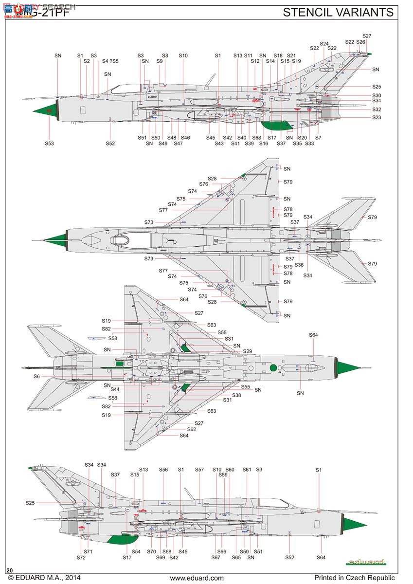 ţħ ս 8236 MiG-21PF Profi Pack