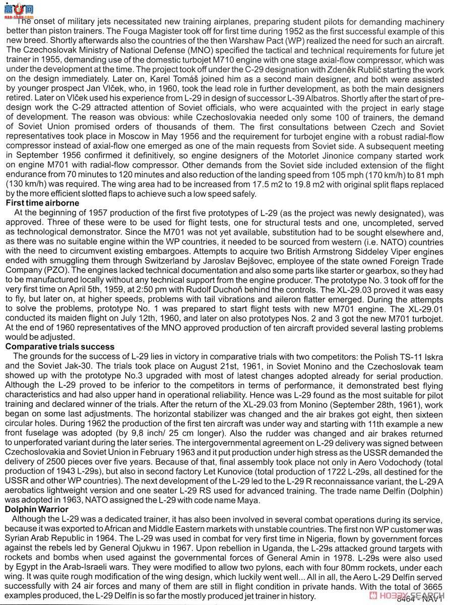 ţħ ս 8464 L-29 Delphin ĩ