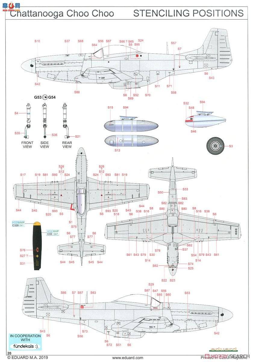 ţħ ս 11134 &quot;Chatanuga Chu Chu&quot; P-51D-5 