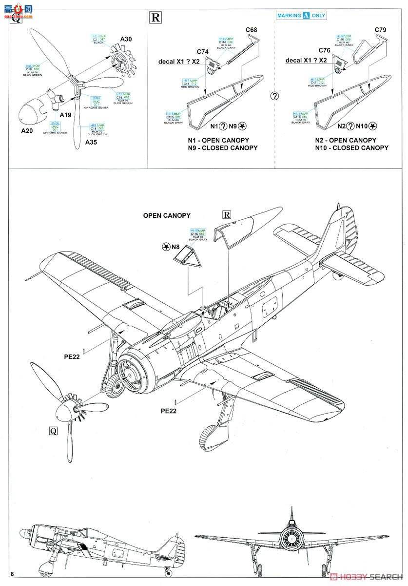 ţħ ս 82147 Fw 190A-8 Profipack