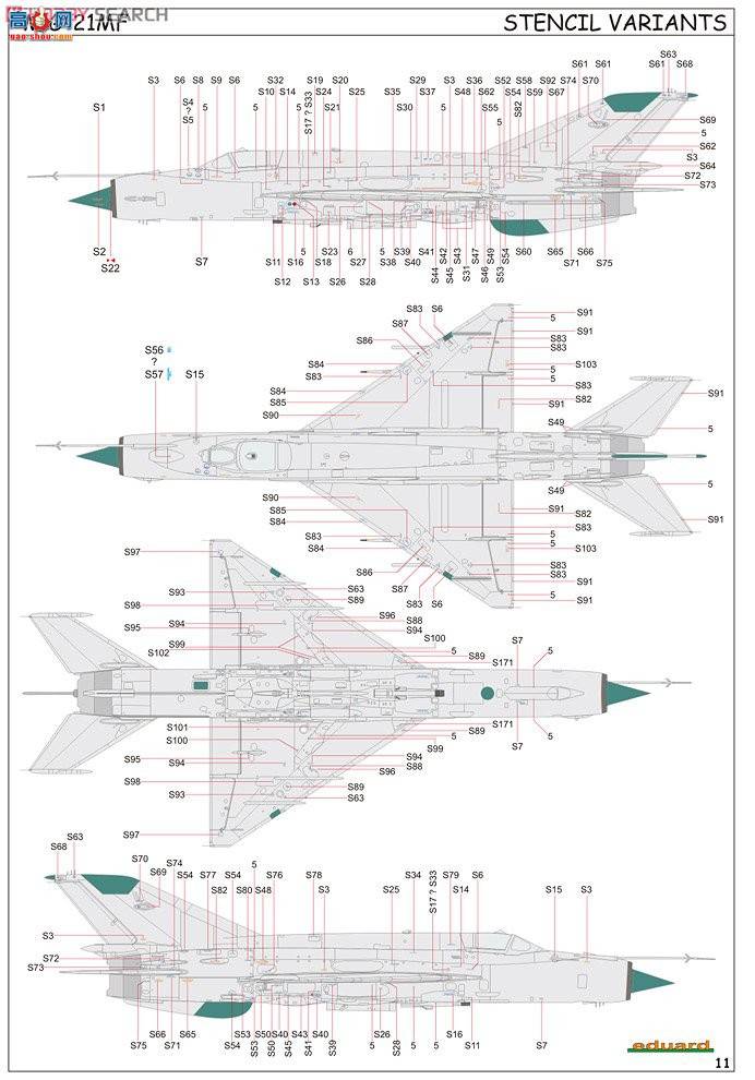 ţħ�� ս���� 84125 MiG-21MF