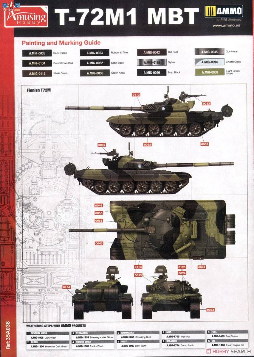 Amusing ̹�� 35A038 T-72M1