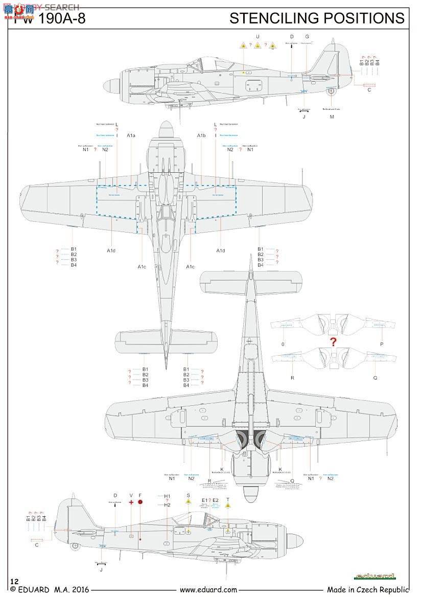 ţħ ս 7435 Fw 190A-8 ĩ