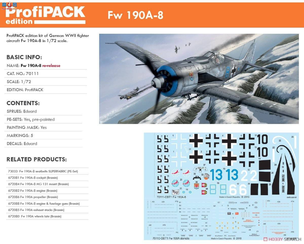 ţħ ս 70111 Fw 190A-8 Profipack