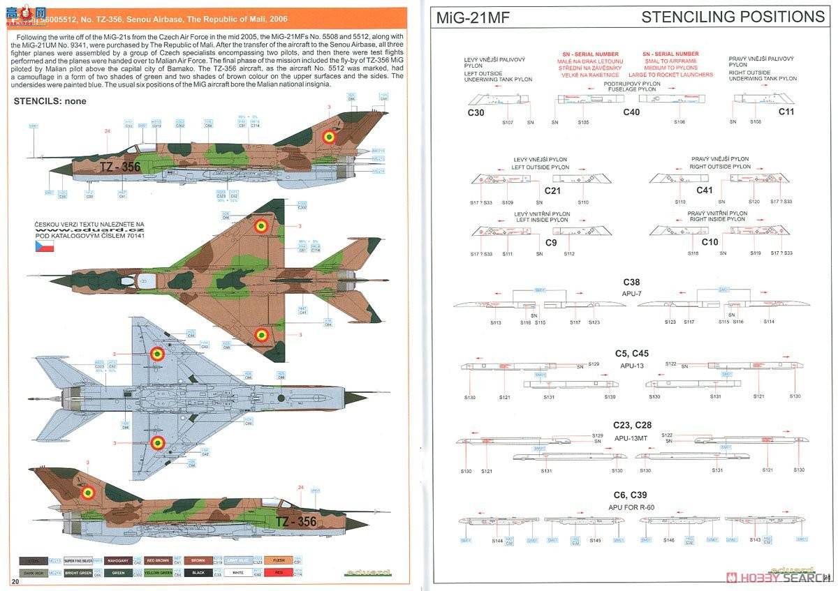ţħ ս 70141 MiG-21MF Profipack ()