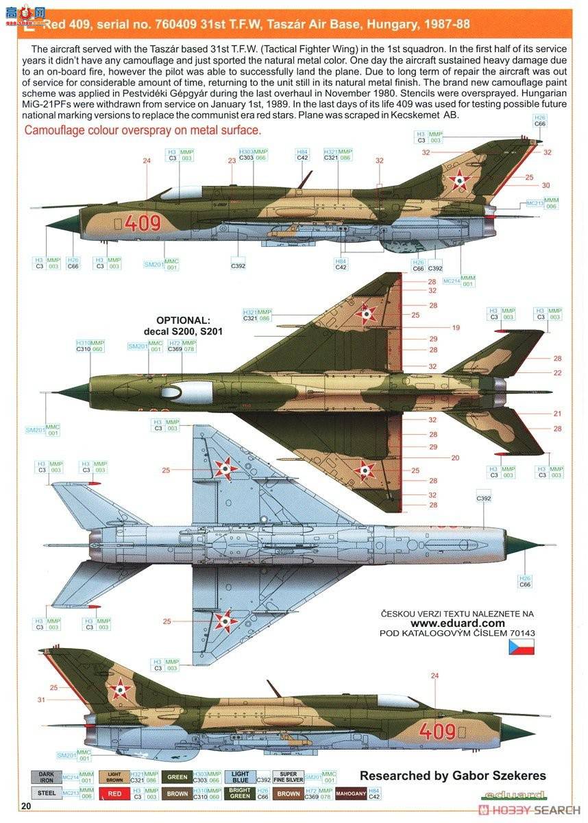ţħ ս 70143 MiG-21PF ProfiPack