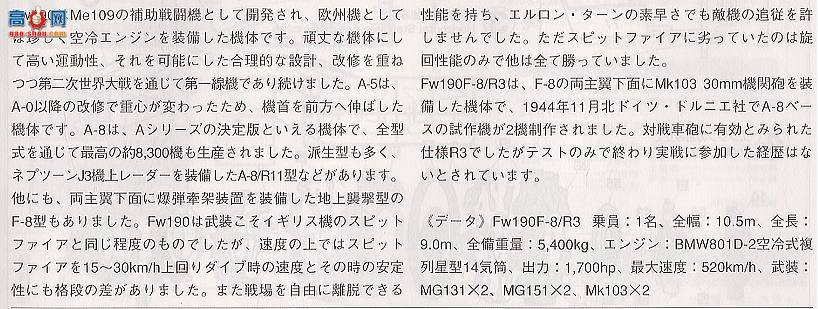ȴ ս 08130 -ֶ Fw190F-8 ̹˿ǡ