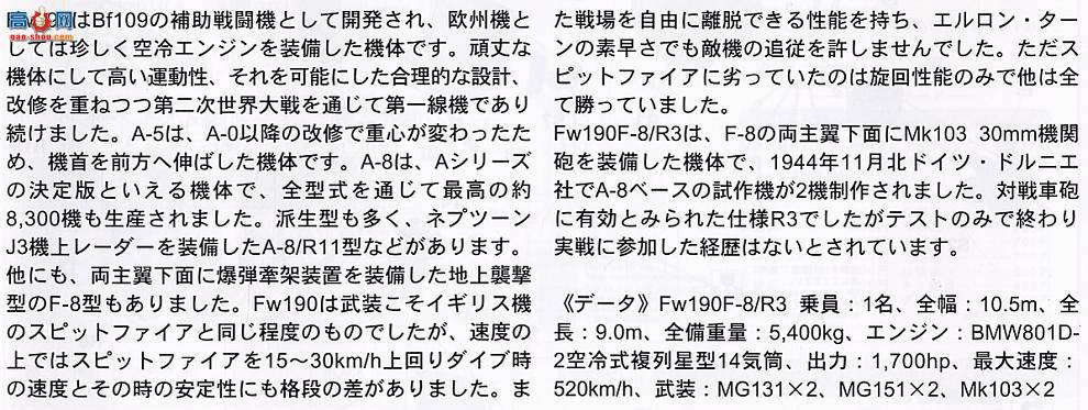 ȴ ս 08183 -ֶ Fw190F-8̹˹