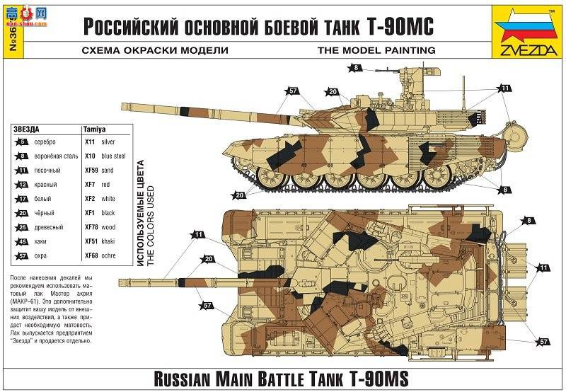 ���� ̹�� 3675 ����˹��ս̹��T-90 MS