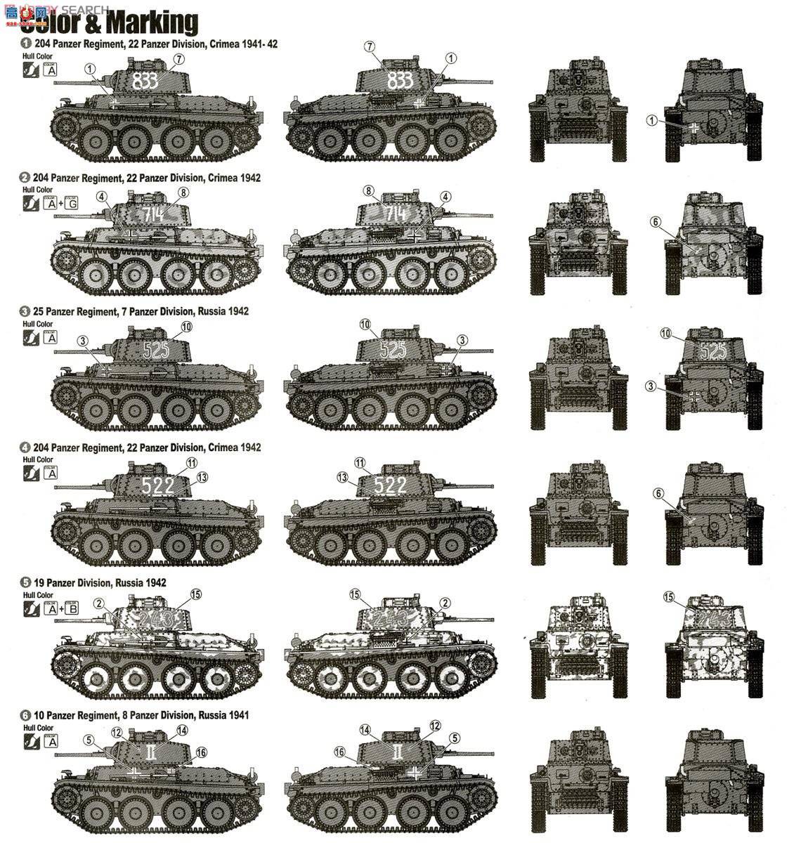 HobbyBoss ̹ 80136 ¹PzKpfw.38(t) Ausf.E/F̹