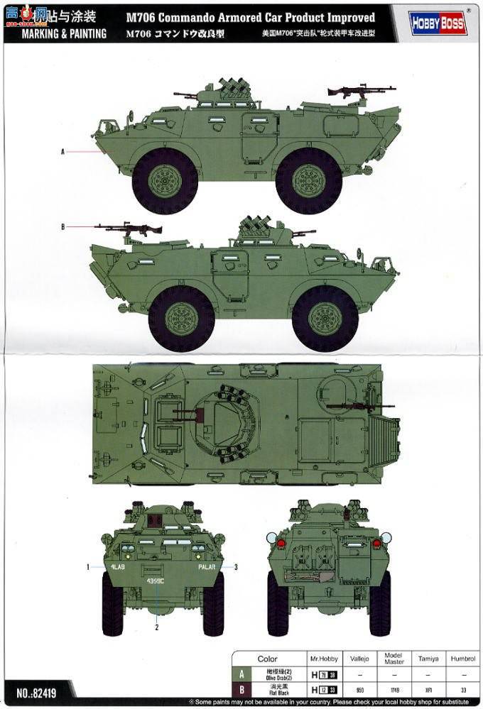 HobbyBoss װ׳ 82419 M706ͻʽװ׳Ľ