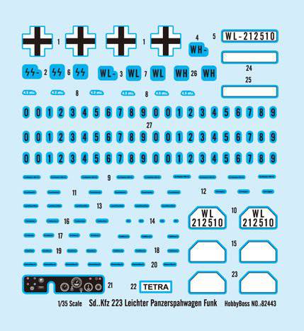HobbyBoss װ�׳� 82443 �¹�Sd.Kfz.223ͨѶ��