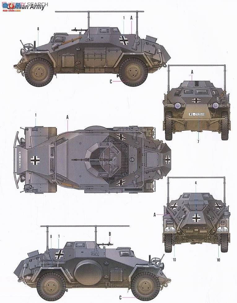 HobbyBoss װ�׳� 82443 �¹�Sd.Kfz.223ͨѶ��