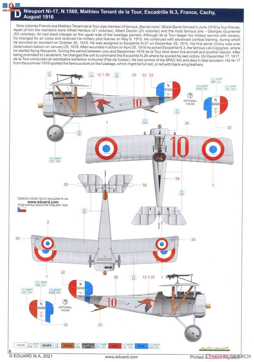 ţħ ս 7404 Nieuport Ni-17 ĩ