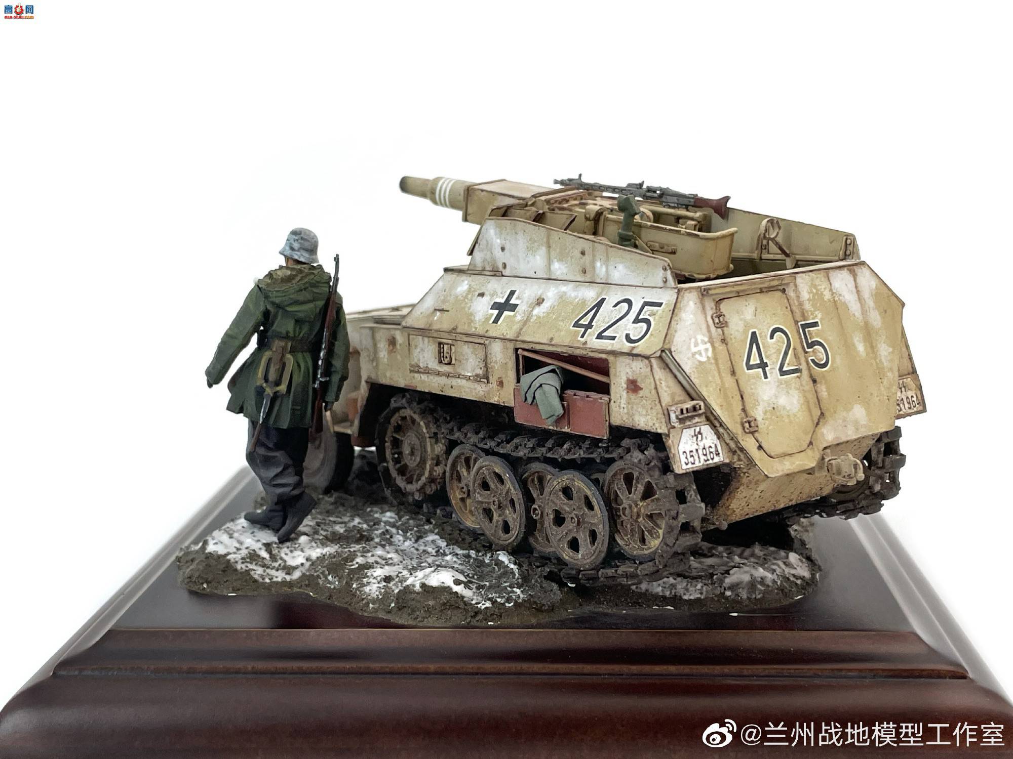 【兰州战地模型】Sd.kfz250/8半履带装甲车