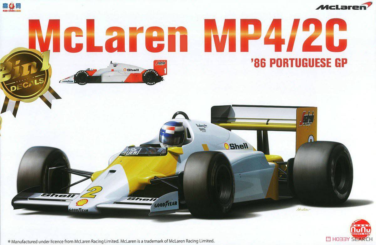 NUNU  20001 McLaren MP4/2C`86GP