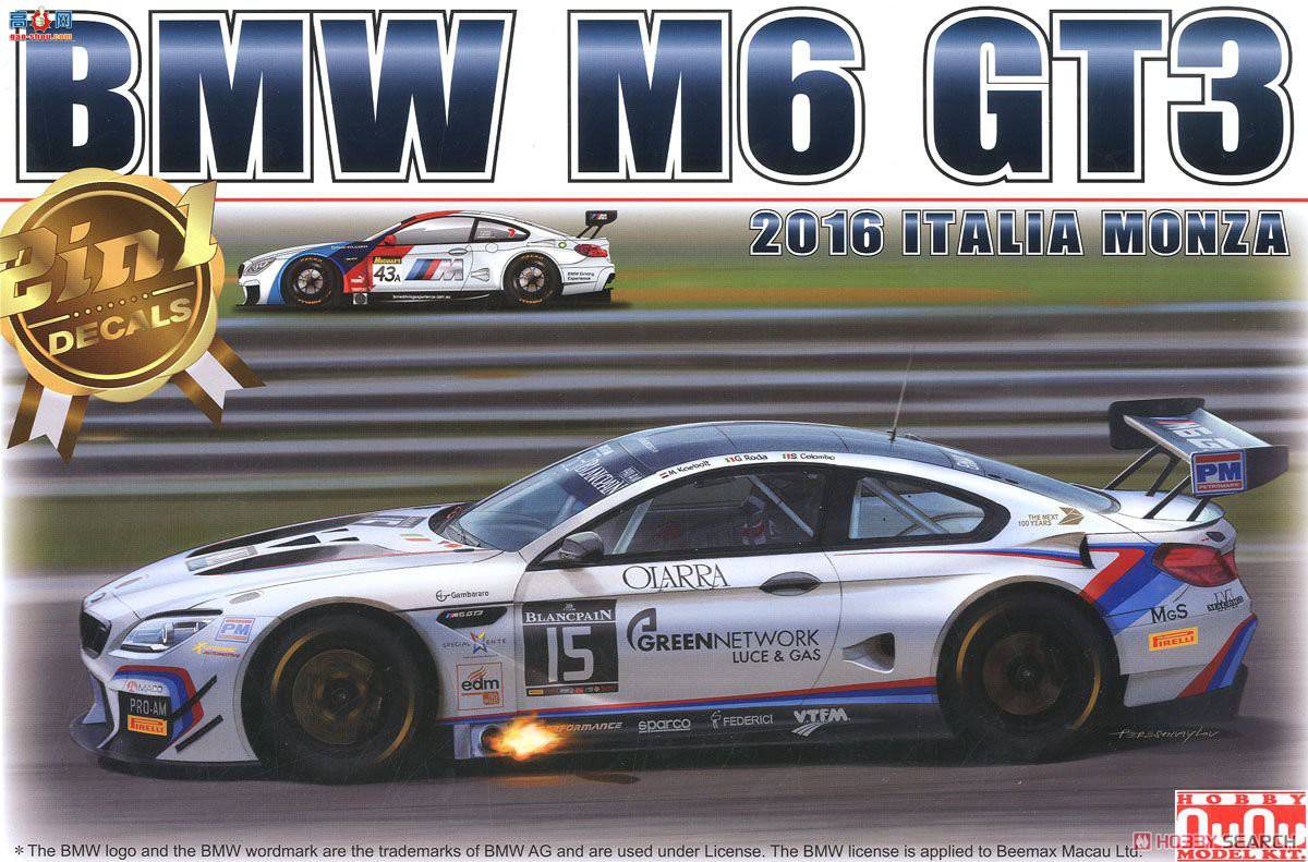 NUNU  24003 BMW M6 GT3 2016 GT ϵ